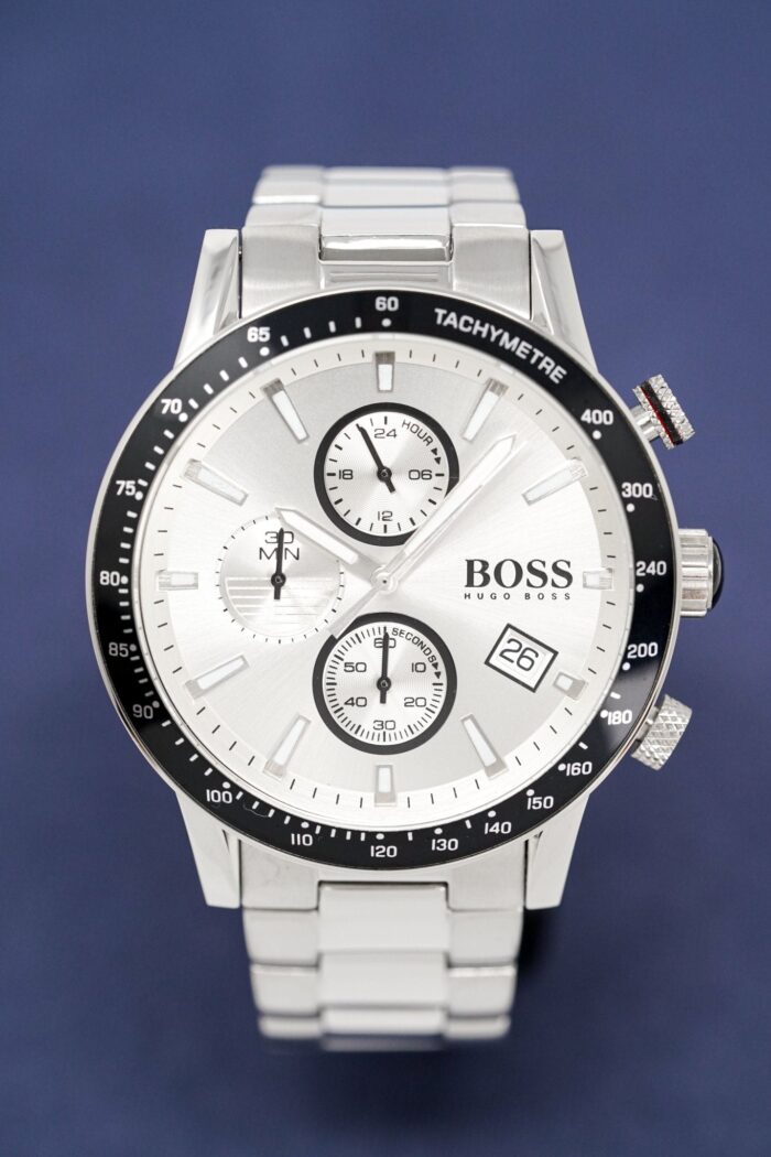 Hugo Boss Men's Watch Chronograph Rafale Silver - HB1513511 - Image 2
